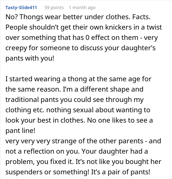 Parents Slam Single Dad For Allowing 12YO Daughter To Wear Thongs, He Defends His Decision