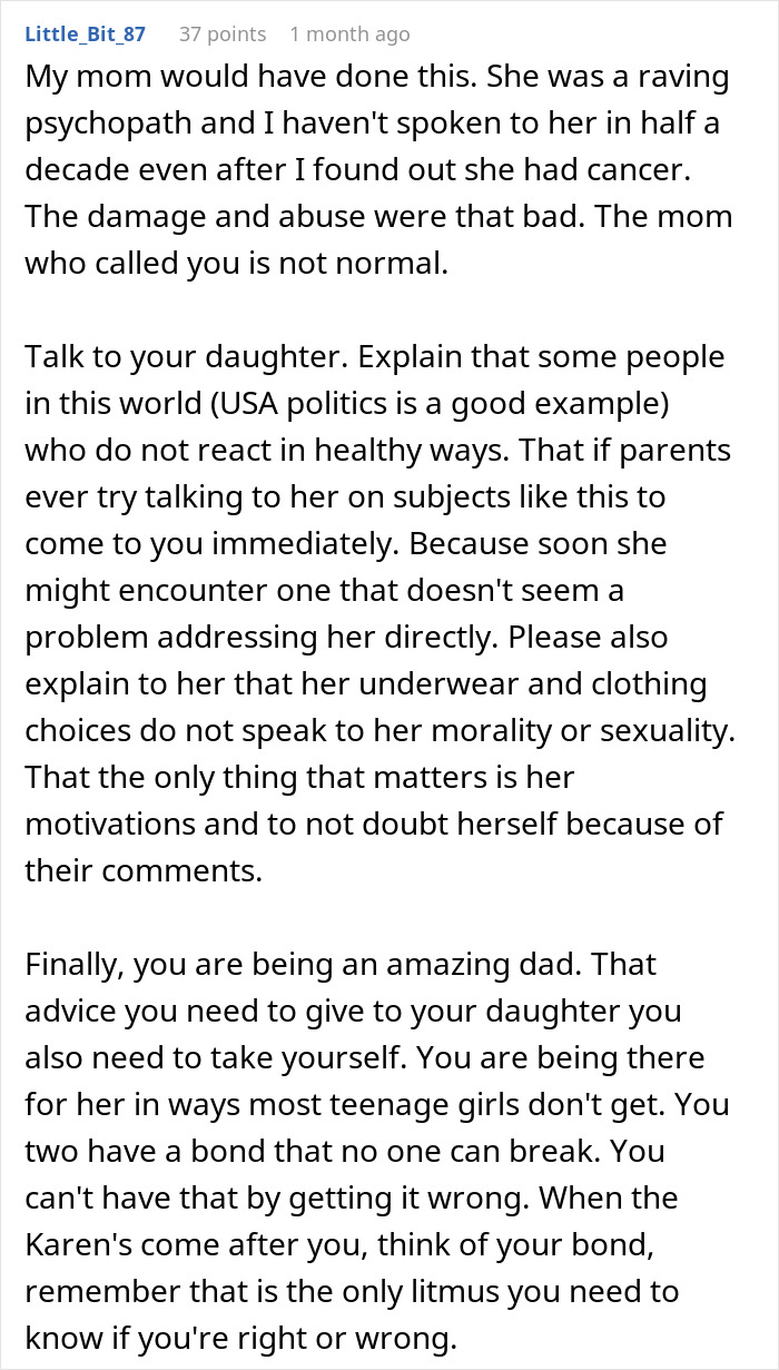 Parents Slam Single Dad For Allowing 12YO Daughter To Wear Thongs, He Defends His Decision