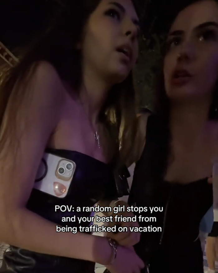 Stranger Saves Woman And Her Friend From Being Trafficked While On Vacation In Chilling Video
