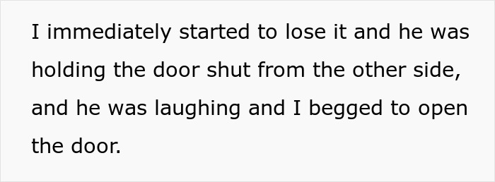 Claustrophobic Woman Left In Tears And Puking After Husband’s Prank Goes Too Far