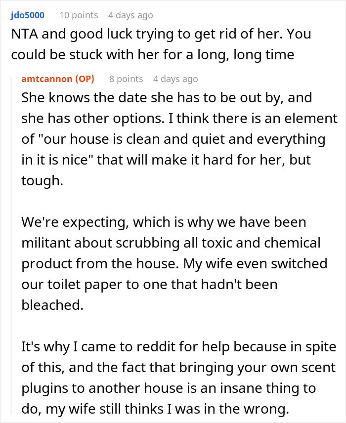 Family Hosts Divorcing Friend To Help Her Out, She Repays By Flooding Home With “Nasty” Scents