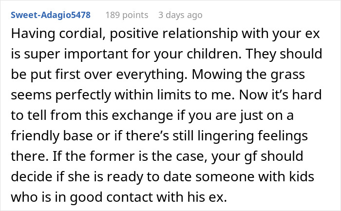 Woman Goes Ballistic On Her BF For Agreeing To Mow His Ex&#8217;s Lawn, He Complains About It Online