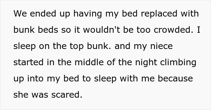 Teen Gets 5YO Niece As Roommate Against Her Will, Removes Ladder To Escape Nighttime Cuddles