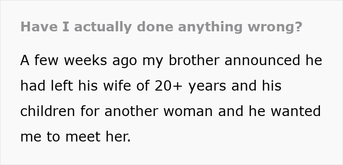 Brother Swaps Wife And Kids For New Flame, Freaks Out Over A Few Pics Of His Ex At Sister’s BBQ
