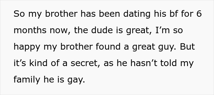 &#8220;[Am I The Jerk] For Asking My Brother Not To Bring His Boyfriend To My Wedding?”
