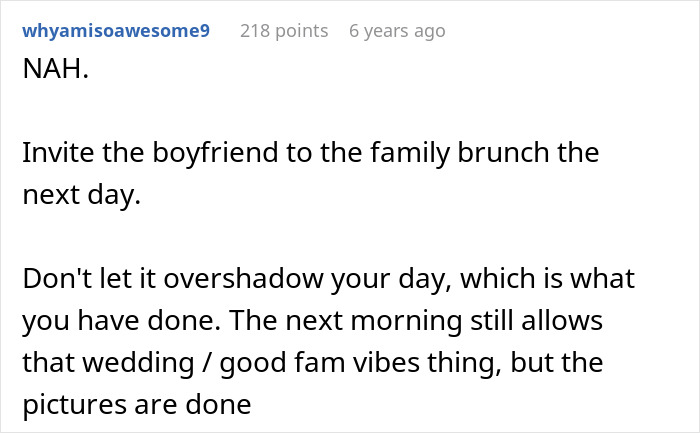 &#8220;[Am I The Jerk] For Asking My Brother Not To Bring His Boyfriend To My Wedding?”