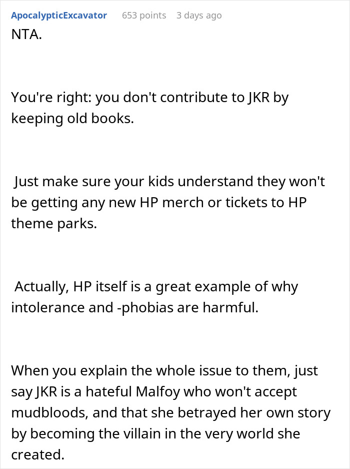 “I Will Not Throw Them Away”: Woman Defends Letting Her Kids Read Harry Potter