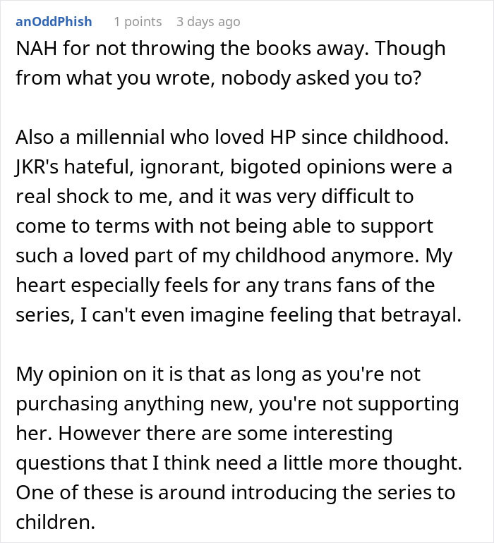 “I Will Not Throw Them Away”: Woman Defends Letting Her Kids Read Harry Potter
