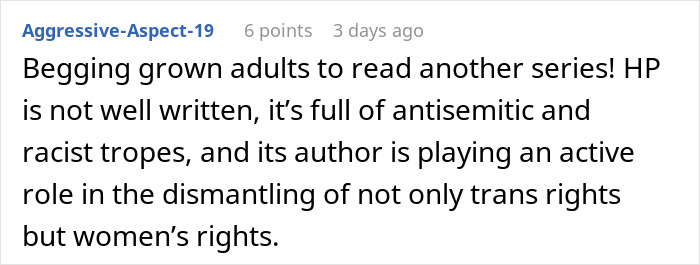 “I Will Not Throw Them Away”: Woman Defends Letting Her Kids Read Harry Potter