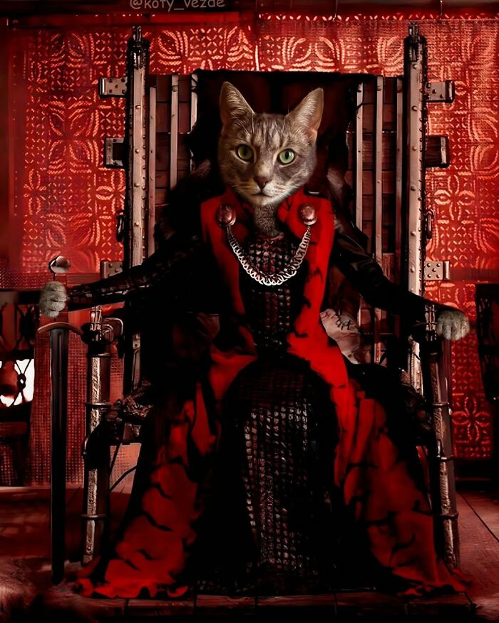 25 New Feline Portraits By This Artist That Make Cats Look Like Aristocracy