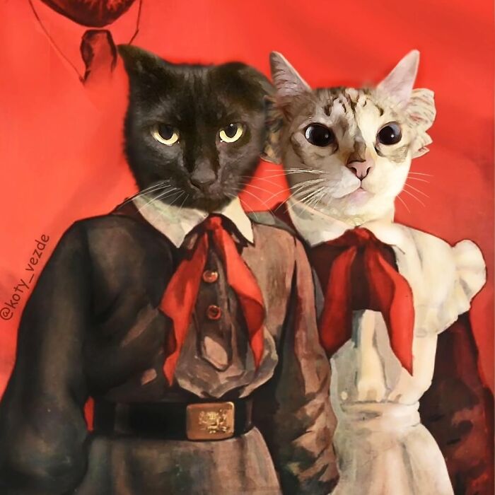 25 New Feline Portraits By This Artist That Make Cats Look Like Aristocracy