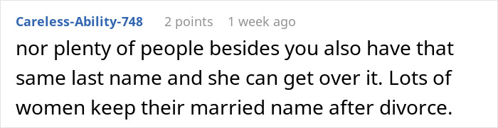 Woman Doesn’t Get What Her Last Name Has To Do With Ex Not Being Able To Get Married Again