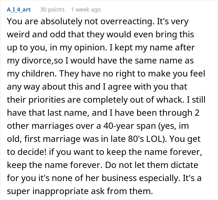 Woman Doesn’t Get What Her Last Name Has To Do With Ex Not Being Able To Get Married Again