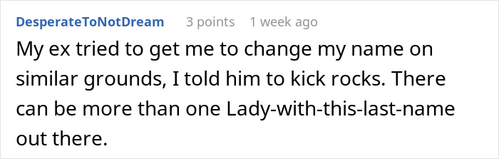 Woman Doesn’t Get What Her Last Name Has To Do With Ex Not Being Able To Get Married Again