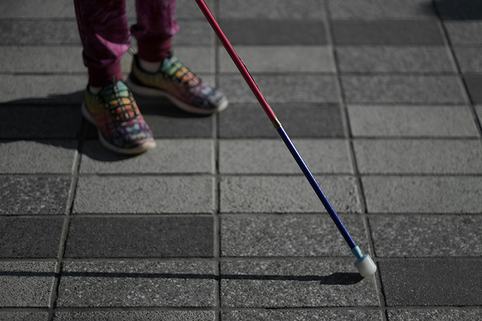 Rude Karen Lets Kid Snatch Blind Woman’s Cane Because She Bumped Into Them, Kind Man Helps Out
