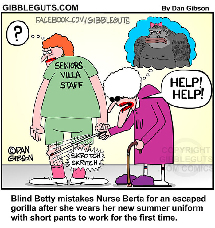 40 Hilarious One-Panel Comics About Aging, Drawn By Dan Gibson Of &#8220;Gibbleguts&#8221;