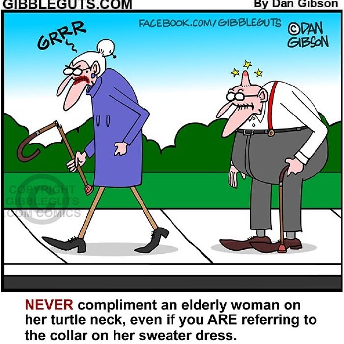 40 Hilarious One-Panel Comics About Aging, Drawn By Dan Gibson Of &#8220;Gibbleguts&#8221;
