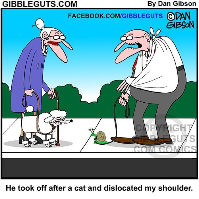 40 Hilarious One-Panel Comics About Aging, Drawn By Dan Gibson Of &#8220;Gibbleguts&#8221;