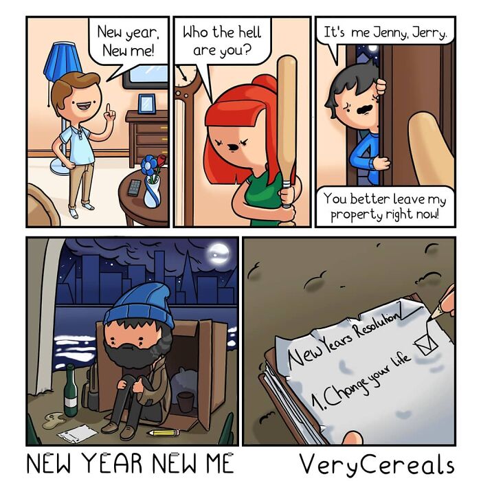 50 Funny, Weird, And Slightly Dark Comics By ‘Very Cereals’