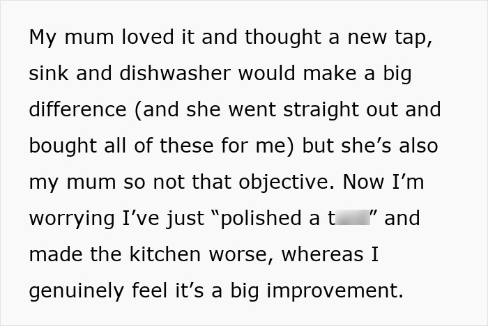 Woman Puts Heart Into DIY Kitchen Makeover, Husband Who Didn’t Lift A Finger Calls It Ugly