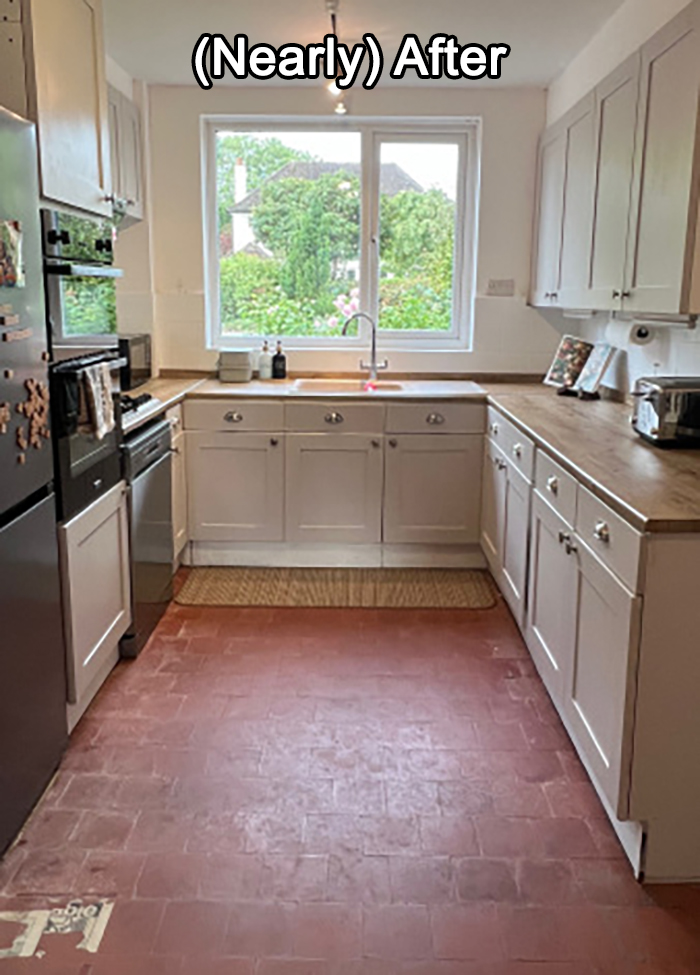 Woman Puts Heart Into DIY Kitchen Makeover, Husband Who Didn’t Lift A Finger Calls It Ugly