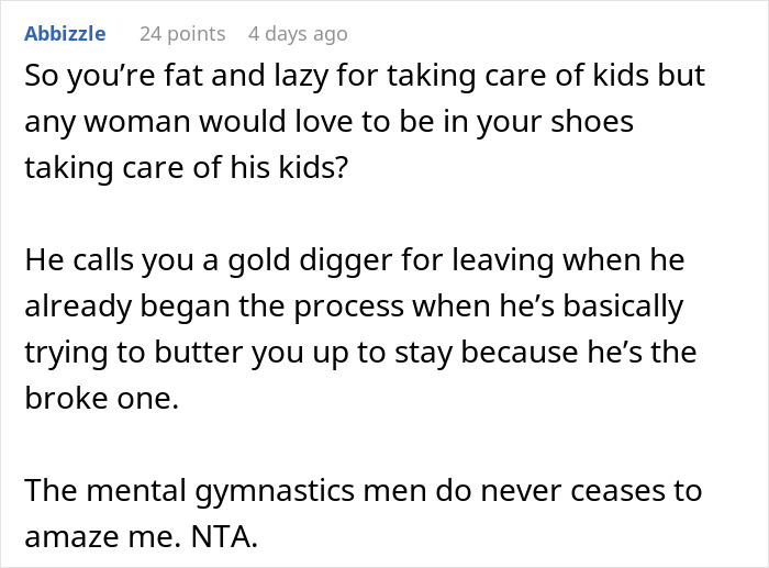 “He’s The Prize”: Man Demands Divorce From ‘Fat And Lazy’ Wife Until He Loses His Job