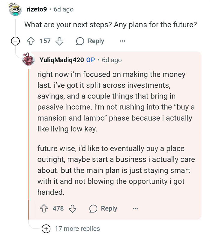 Man Wins $14 Million But Continues Living Like A Regular Guy, Answers Questions Online
