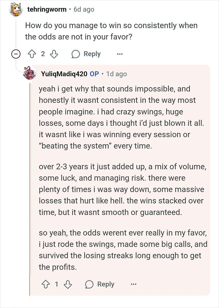 Man Wins $14 Million But Continues Living Like A Regular Guy, Answers Questions Online
