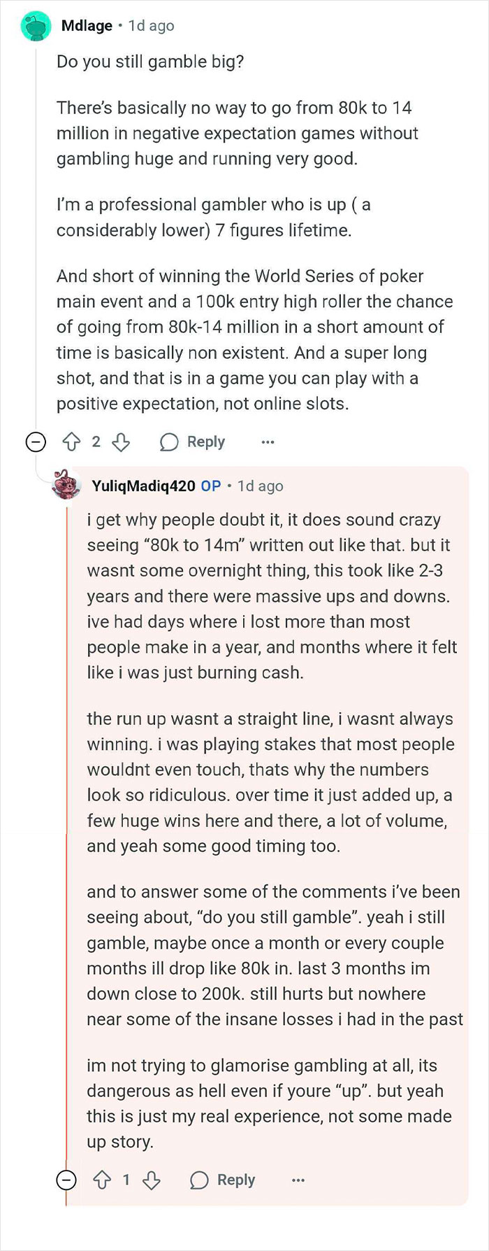 Man Wins $14 Million But Continues Living Like A Regular Guy, Answers Questions Online