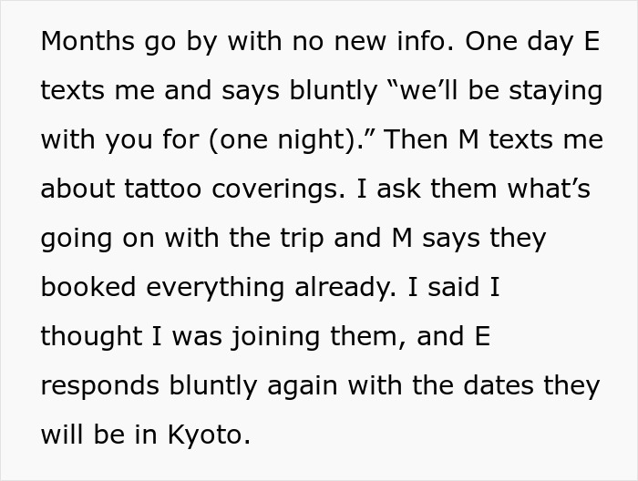 Woman Tells Friends “I’m Not A Hotel” After They Barely Include Her In Their Trips