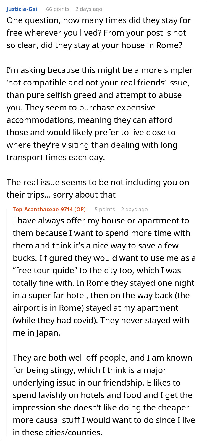 Woman Tells Friends “I’m Not A Hotel” After They Barely Include Her In Their Trips