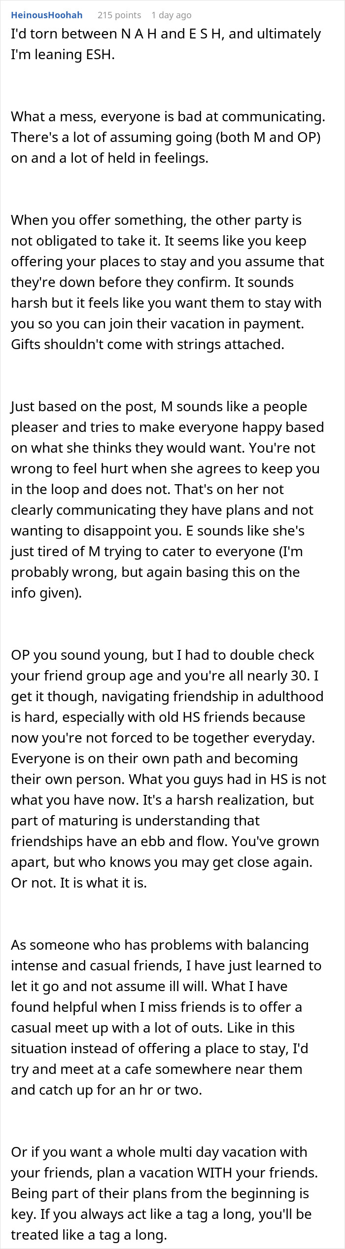 Woman Tells Friends “I’m Not A Hotel” After They Barely Include Her In Their Trips