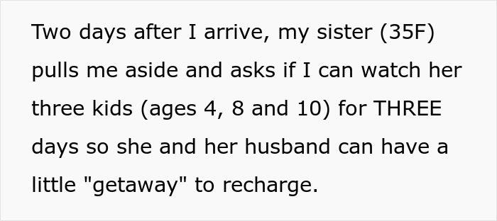 Lady Finally Gets Chance To Visit Fam After Year, Sis Expects Her To Spend 3 Days Of Week Babysitting
