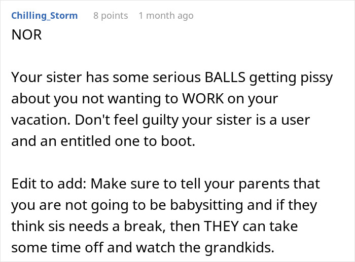 Lady Finally Gets Chance To Visit Fam After Year, Sis Expects Her To Spend 3 Days Of Week Babysitting