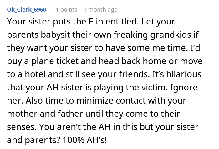Lady Finally Gets Chance To Visit Fam After Year, Sis Expects Her To Spend 3 Days Of Week Babysitting