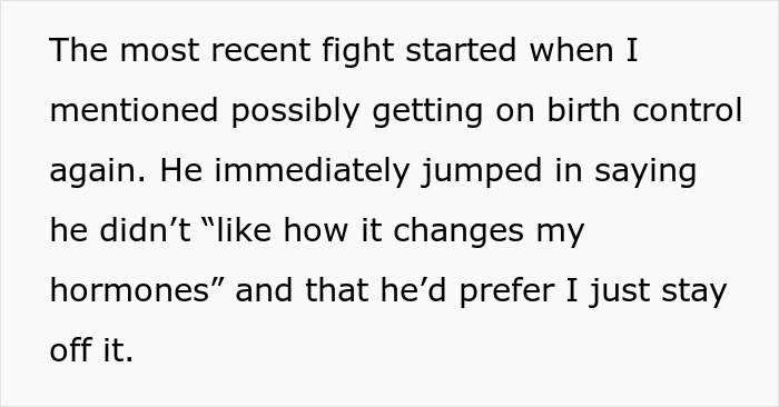 Guy Feels He Can Call The Shots About Wife’s Hair, Tattoos, Even Birth Control – She Has Other Ideas