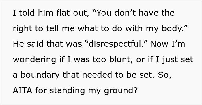 Guy Feels He Can Call The Shots About Wife’s Hair, Tattoos, Even Birth Control – She Has Other Ideas