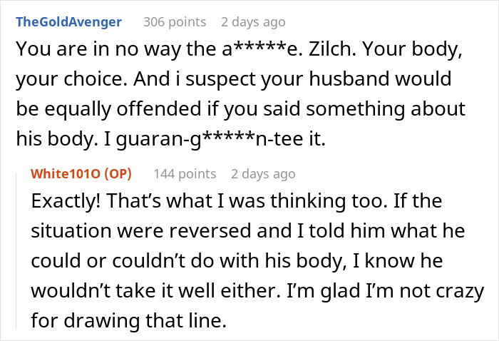 Guy Feels He Can Call The Shots About Wife’s Hair, Tattoos, Even Birth Control – She Has Other Ideas