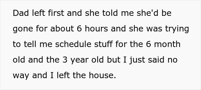 &#8220;AITA For Leaving When I Was Asked To Babysit, Forcing My Dad&#8217;s Fiancée To Cancel Her Plans?&#8221;