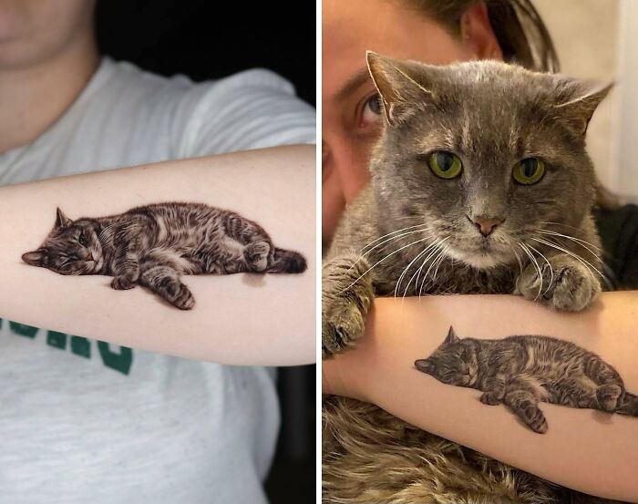 This Master Of Realism Tattoos Is Bringing People&#8217;s Pets To Life On Their Skin (30 New Pics)