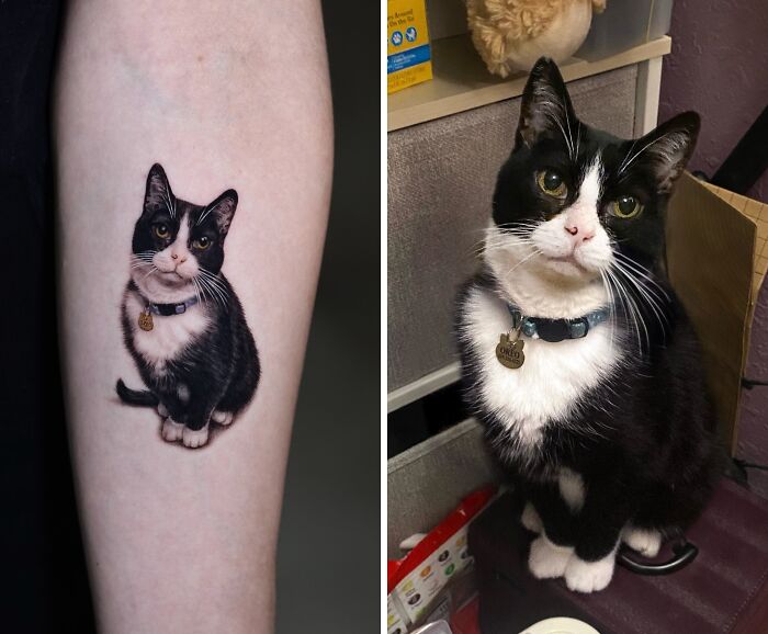 This Master Of Realism Tattoos Is Bringing People&#8217;s Pets To Life On Their Skin (30 New Pics)