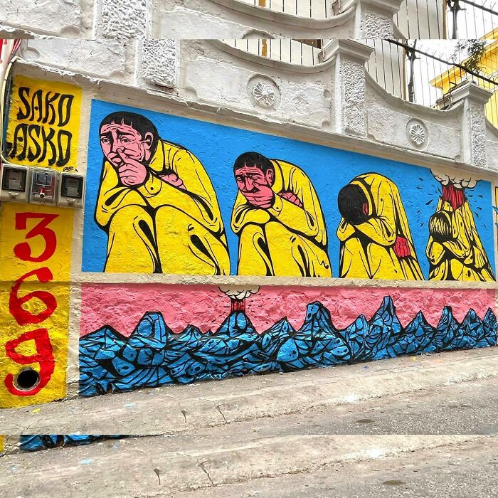 &#8220;SakoAsko&#8221; Paints 24 Murals That Explore Human Choices Through Surreal Art