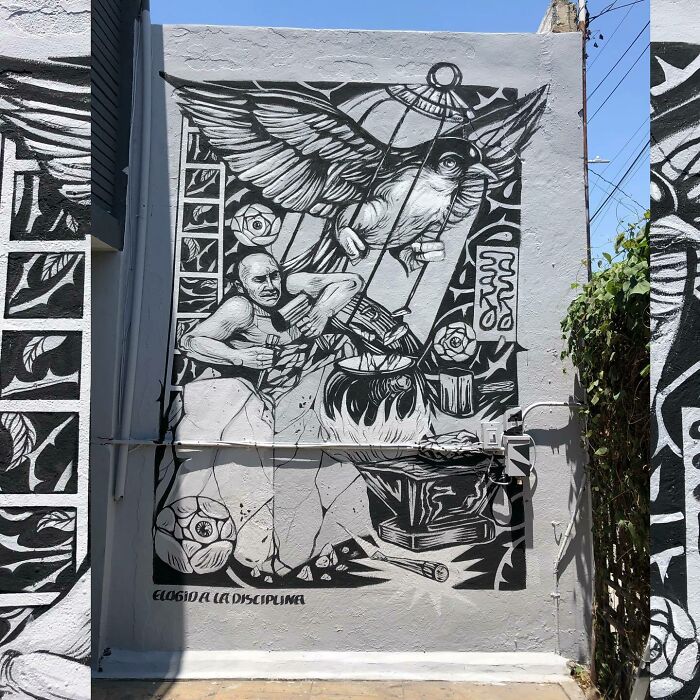 &#8220;SakoAsko&#8221; Paints 24 Murals That Explore Human Choices Through Surreal Art