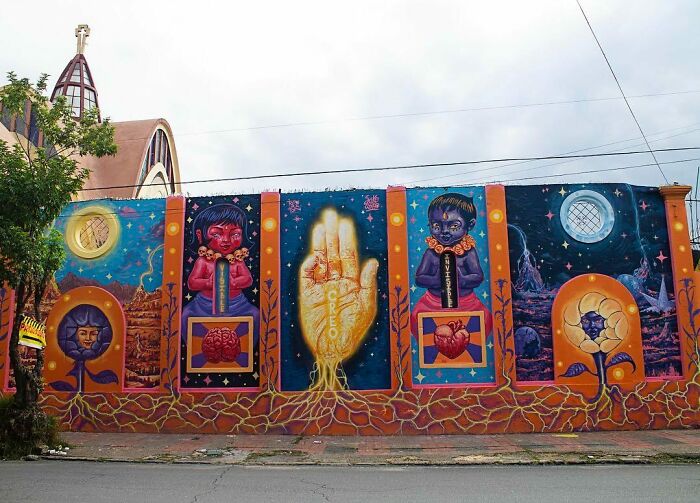 &#8220;SakoAsko&#8221; Paints 24 Murals That Explore Human Choices Through Surreal Art