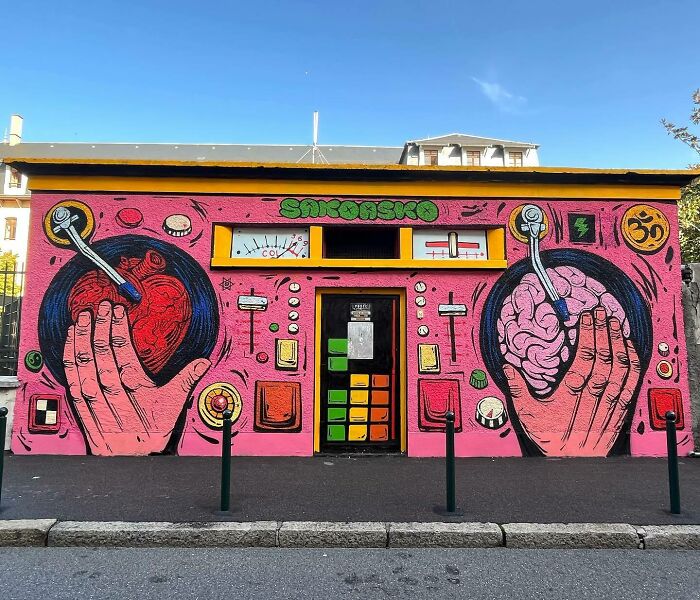 &#8220;SakoAsko&#8221; Paints 24 Murals That Explore Human Choices Through Surreal Art