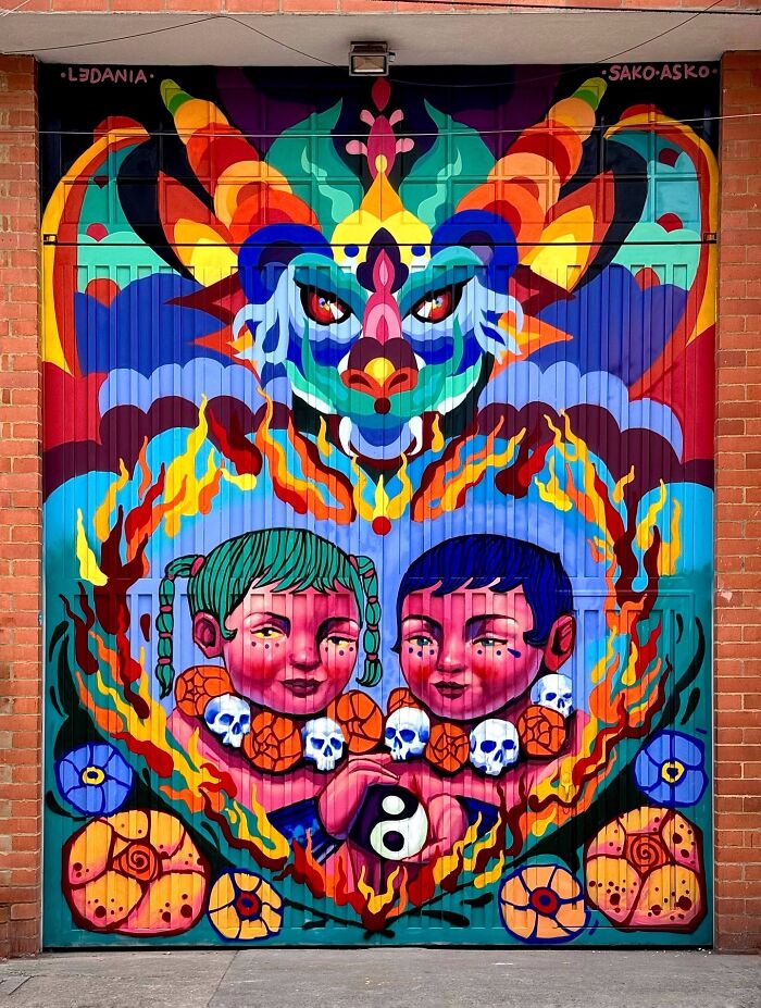 &#8220;SakoAsko&#8221; Paints 24 Murals That Explore Human Choices Through Surreal Art