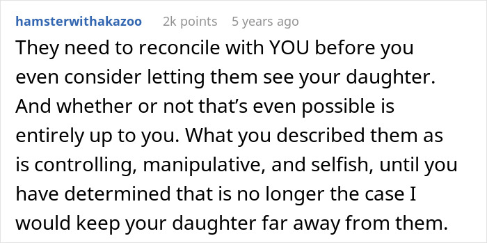 Parents Make Teen Mom’s Life Hell, Try To Reconnect With Her And Her Daughter When Dad Gets Ill