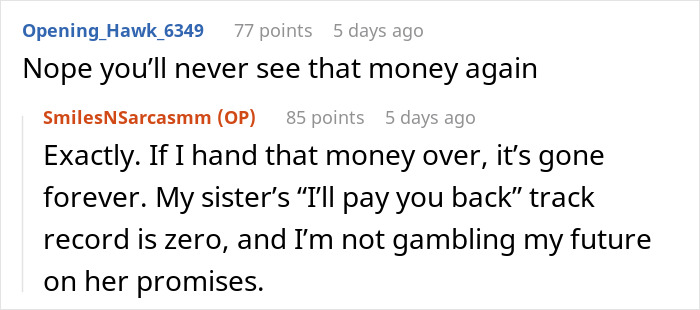 Bride Wants Sister’s Inheritance, Plays The ‘Dad Would Have Wanted’ Card, But Gets A Reality Check