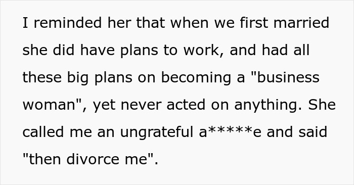 Man Orders Wife To Get A Job If She Doesn’t Want To Go On An Allowance
