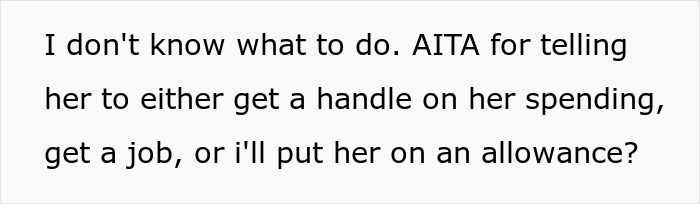 Man Orders Wife To Get A Job If She Doesn’t Want To Go On An Allowance